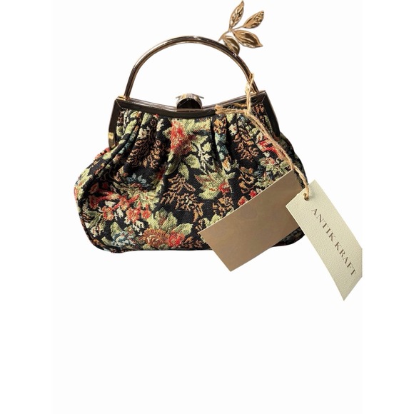 Antik Kraft Handbags - Antik Kraft Embroidered Purse  Hand Bag Shoulder New